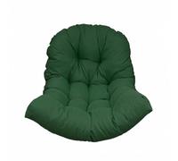LRXFPIYF Cojín para Columpio Impermeable Asiento Colgante Cojín Acolchado Almohadilla Nido Respaldo Ergonómico Oxford y Algodón PP Adecuado en Casa Balcón, Verde Oscuro, 120 80 Modelo Normal 1.5kg
