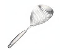 LRXFPIYF Colador de Cocina Espumadera Skimmer JAPONÉS de Acero Inoxidable 304 con Cabeza Drenaje Eficiente Mango Integrado 38 Cm Adecuado para Ramen Uso Profesional y Hogar