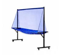 LRXFPIYF Colector de Bolas Portátil para Tenis de Mesa con Marco de Metal y Red Ayuda a Recoger Pelotas y Facilita el Entrenamiento Continuo Adecuado para, Black Mobile Net