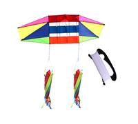 LRXFPIYF Cometa Colorida de una línea para Surfear en Playa, Juegos al Libre, Actividades para niños y Adultos.