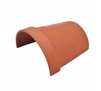 LRXFPIYF Cueva para Tortuga Escondite para Reptiles Refugio de Terracota Superficie Curva para Trepar Refugio Cómodo Adecuado para Tortugas Terrarios Paisajismo Natural, Mediano, Básico