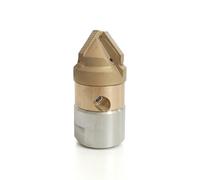 LRXFPIYF de Alta Presión de Limpieza de Tuberías Tobera de Rotación 360 Grados Cabezal para Despejar Lodos para Desagüe en Acero, 3/8 Pulgada, Cabezal De Aleación 3/8, 30L