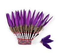 LRXFPIYF de Plumas para espectáculo de rol de y Danza, Gris Violeta
