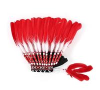 LRXFPIYF de Plumas para espectáculo de rol de y Danza, Rojo Blanco