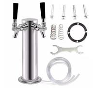 LRXFPIYF Dispensadora de Cerveza Torre de Cerveza Grifo de Barril de Grifo Acero Inoxidable con Acabado Brillante Incluye te