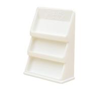 LRXFPIYF Estante de Almacenamiento para casa de muñecas, Accesorios para casa de muñecas, Expositor de revistas versátil y Resistente, Modelo para microescena, Blanco