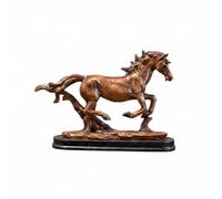 LRXFPIYF Figura de Caballo Estatuilla Ornamento Escultura Decorativa Fabricada en Resina Sintética con Detalles Meticulosos Pintados a Mano Adecuada para, M231046