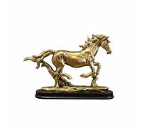 LRXFPIYF Figura de Caballo Estatuilla Ornamento Escultura Decorativa Fabricada en Resina Sintética con Detalles Meticulosos Pintados a Mano Adecuada para, M231044