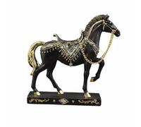 LRXFPIYF Figura de Caballo Estatuilla Ornamento Escultura Decorativa Fabricada en Resina Sintética con Detalles Meticulosos Pintados a Mano Adecuada para, M231049-2