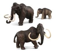 LRXFPIYF Figurine de Exhibición Estática Prehistórico Modelo de Antiguo Estatua de Animal Figura de Colección Trompa Detalladas Postura Fija Adecuada para Decoración Histórica Estudio