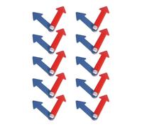 LRXFPIYF Juego de 10 manecillas de Reloj para enseñar Conceptos, repuestos, útiles para enseñanza Escolar y para Profesores en casa, Style B