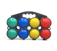 LRXFPIYF Juego de Conjunto de Bocce Bolas de Césped Juego de con Superficie de Rejilla y Esfera Objetivo Soporte Rígido con Mango Material PVC Plástico