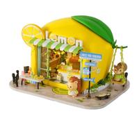 LRXFPIYF Maqueta en Miniatura Casa Tienda Diorama Kit Manual Artesanal Maqueta Escaparate con y Personaje en Base Sólida Adecuado para Escritorio Estantería Oficina, style to 3