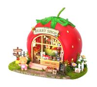 LRXFPIYF Maqueta en Miniatura Casa Tienda Diorama Kit Manual Artesanal Maqueta Escaparate con y Personaje en Base Sólida Adecuado para Escritorio Estantería Oficina, style to 1