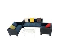 LRXFPIYF Modelo de sofá de Garaje para Coche, Muebles en Miniatura 1/18, decoración de casa de muñecas, Escena de exhibición, Accesorio, Style a