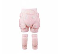 LRXFPIYF Pantalones Esquí Acolchados para Niños con Rodilleras y Protectores Cara Resistentes para Patinaje y Ciclismo Acuados para Jóvenes y, M, Size to 5