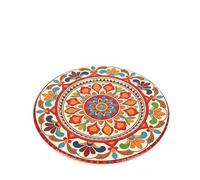 LRXFPIYF Posavasos de Cerámica Posavaso Tapete Salvamanteles con Corcho Suave para Proteger Muebles Aislante para Bebidas Calientes de 8 Mm Diseño Mandala, Bohemio 2