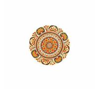 LRXFPIYF Posavasos de Cerámica Posavaso Tapete Salvamanteles con Corcho Suave para Proteger Muebles Aislante para Bebidas Calientes de 8 Mm Diseño Mandala, Multicolor Bohemia 16