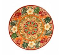 LRXFPIYF Posavasos de Cerámica Posavaso Tapete Salvamanteles con Corcho Suave para Proteger Muebles Aislante para Bebidas Calientes de 8 Mm Diseño Mandala, Multicolor Bohemia 19