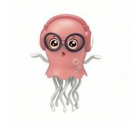 LRXFPIYF Pulpo Bailarín Infantil Juguete Interactivo con Música y Luces Movimiento Autónomo Tentáculos Flexibles y Diseño Encantador Material Adecuado para Juego en Casa Fiestas Guardería, Rosa