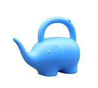 LRXFPIYF Regadera con Forma de Animal para niños, 1,5 l, con pulverizador y Agarre cómodo, Ideal para invernaderos y césped, Elefante Azul