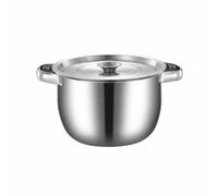 LRXFPIYF Sartén de Aceite de Acero Inoxidable con Malla de Filtrado Práctica Recipiente Multiusos con Tapadera y Doble Asa Adecuada para Cocina Hogar Restaurante, 5.5L