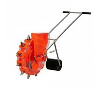 LRXFPIYF Sembradora Ajustable de Empuje Manual para Agrícolas de Semillas con Ruedas Intercambiables Distancia de Siembra Regulable y Caja Reforzada Adecuada, 12 Bocas, Espaciado Ajustable