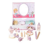 LRXFPIYF Set de Maquillaje de Juguete para niños, portátil, con secador de Pelo y Espejo. Ideal para Jugar a ser Estilista. Regalo para cumpleaños.
