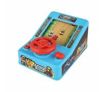 LRXFPIYF Simulador de Carreras Infantil Juguete Volante Consola de Conducción Juego Interactivo con Palanca de Marchas Música Integrada Once Niveles Material