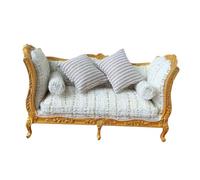 LRXFPIYF Sofá de Muebles para Casa de Muñecas a Escala 1/12, Decoración para Casa de Muñecas, Juguete de Simulación para Niños, Decoración de, a, Doble