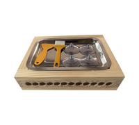 LRXFPIYF Tabla para Hacer Albóndigas de Madera, Creativa, Manual, Antiadherente, para Hacer Bolas Enrolladas a Mano, Utensilio de Cocina para El Hogar, 22 mm