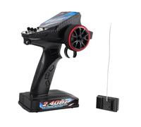 LRXFPIYF Transmisor RC con Receptor, Repuesto Profesional, fácil de Instalar, Resistente, Multiusos, Controlador de Coche RC de 7 Canales.