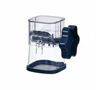 LRXFPIYF Trituradora Cortadora Manual con sin Electricidad Trituración Rápida y Uniforme Desmontaje Completo para Lavar Adecuada para Helados Ensaladas Panadería Cocina, Azul Marino