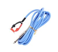 LRXIYODE 1.8m Línea De Anzuelo De Acero Cable De Clip Resistente De Máquina Cable De Alimentación De Silicona Para Tatuajes