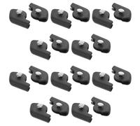LRXIYODE 10 Pares de Parches Protectores para Apertura de Zapatillas Deportivas, Almohadillas Antiabrasión para Forro Interior, Protectores de Borde Negro, Reparación y Cuidado de