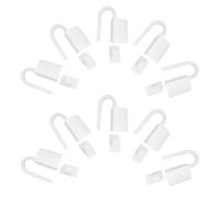 LRXIYODE 10 piezas Clips Antipellizco para Puertas Soporte y Tope Giratorio de Bisagra Bloqueo Seguro para Hogar y Hotel Diseño y Ligero Fácil Uso todo Tipo de Suelos