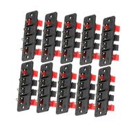 LRXIYODE 10 piezas Conector de Terminal para Cable de Altavoz de Abrazadera de Cable para Audio y Luces LED Instalación Rápida y Sujeción Segura