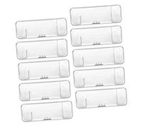 LRXIYODE 10 Piezas Estuche Transparente para Maquinilla de Afeitar Caja de Almacenamiento Resistente para Cuchillas Manuales Contenedor Compacto para Viaje Protección Segura para Afeitado