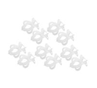 LRXIYODE 10 piezas Máscaras Blancas para Pintar DIY Máscaras Ecológicas de Pulpa para Fiestas Carnaval y Cosplay Multipack y Portátil