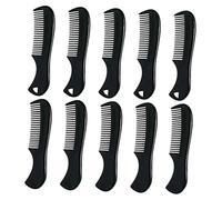 LRXIYODE 10 piezas Peine de Bolsillo para Mini Peine Portátil para Hombre Diseño Antideslizante y Acabado Manual Peinar y Moldear Facial Cómodo y Duradero para Personal y