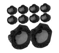 LRXIYODE 10 piezas Redes para Moños de Ballet Negras Malla Elástica Invisible para Mujeres y Niñas para Peinados de Danza Accesorios de Cabello Resistentes y Cómodos