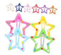 LRXIYODE 10 Pinzas el Pelo con Forma para Niñas, Metálicas, Tamaño Pequeño que No Lastima el Cabello el Cuero Cabelludo, Pack de 10 Unidades para Uso Diario Color Aleatorio