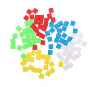 LRXIYODE 100 Piezas Cubos Plásticos Pequeños para Matemáticas Juguetes Sensoriales Educativos para Material Didáctico Geométrico para Aprendizaje y Desarrollo Cognitivo