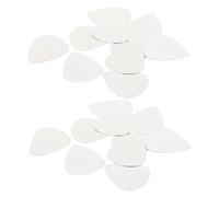 LRXIYODE 100 Piezas Púas de Dedo para Acero Inoxidable Plectros con Borde para Guitarra Metal Plata Accesorios Musicales para Rock Jazz Principiantes