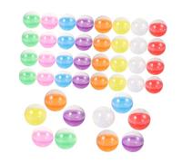 LRXIYODE 100 piezas Unidades Bolas Rellenas Transparentes para Máquinas Expendedoras Pequeñas Contenedores Vacíos para Juguetes y Fácil Apertura Portátil