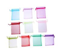 LRXIYODE 100piezas Paquete De Muestra De Cosméticos Transparente De Bolsas De Cordón Para Bolsa De Para Cosméticos y Joyería