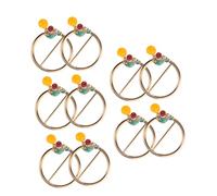 LRXIYODE 10piezas Clips De Bufanda De Metal Para Mujeres Anillos Decorativos Para Prendas Hebillas Adaptables Para Ropa Accesorios Versátiles y Elegantes Para Estilos