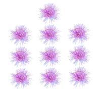 LRXIYODE 10piezas Coletero Pompones Brillantes para Niñas Gomas Elásticas para Fiestas de Animación Disfraces Actividades al Aire