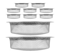 LRXIYODE 10piezas Filtro para Recipiente de Moxibustión de Malla Lavable Soporte de Varilla de Moxa de Metal de Acero Inoxidable para Uso Salón de Spa y Hogar