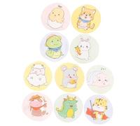 LRXIYODE 120piezas Parches Adhesivos Redondos Infantiles Con Diseño De Animales Impermeables y Transpirables Para Heridas Pequeñas Hemostática Segura Para Bebés y Niño Niña